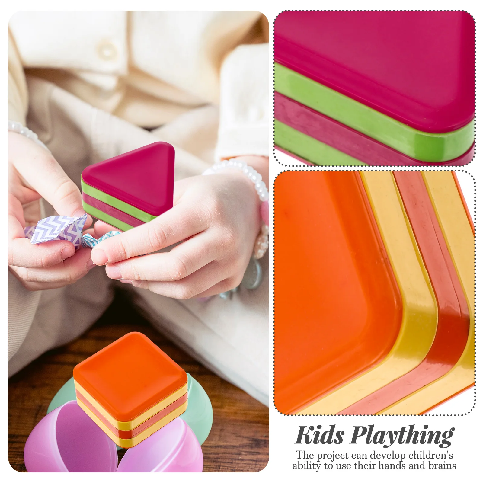 3 pçs instrumento de percussão cilindro de areia sino conjunto de três peças instrumentos de plástico brinquedo crianças ferro musical criança