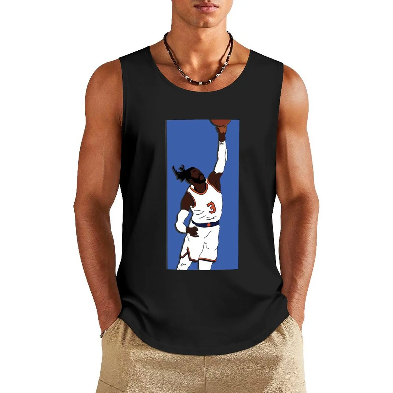 Nerlens Noel: Protector of the Rim Tank Top sleeveless tshirts for men cotton t-shirts man Muscle fit