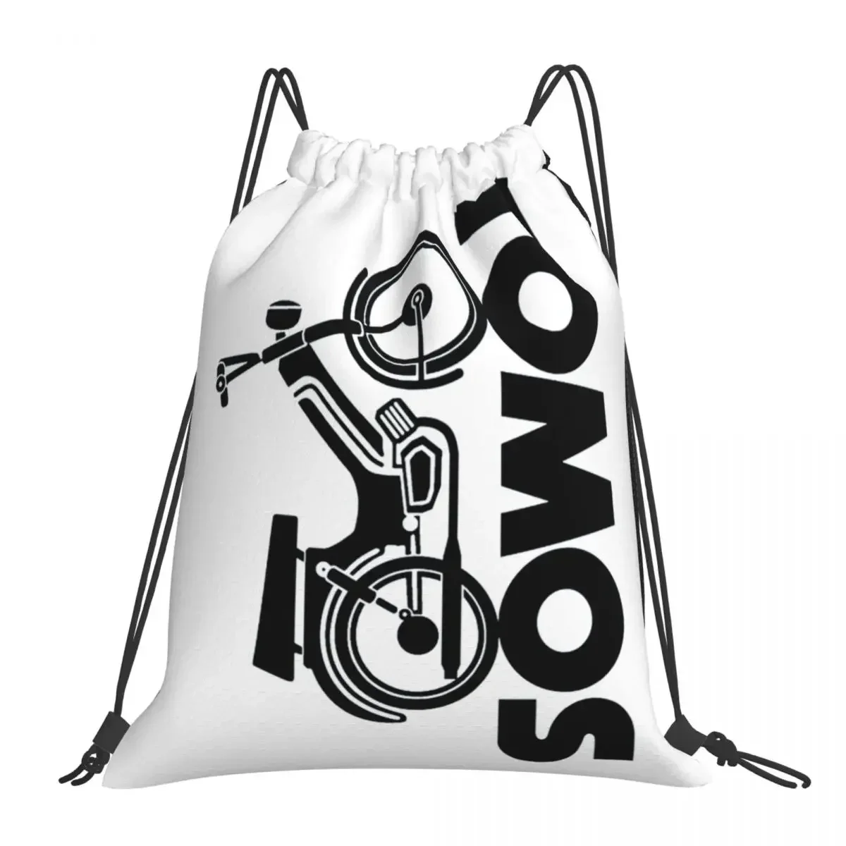 Tomos Moped Backpacks Casual Portable Drawstring Bags Drawstring Bundle Pocket Shoes Bag BookBag For Man Woman Students