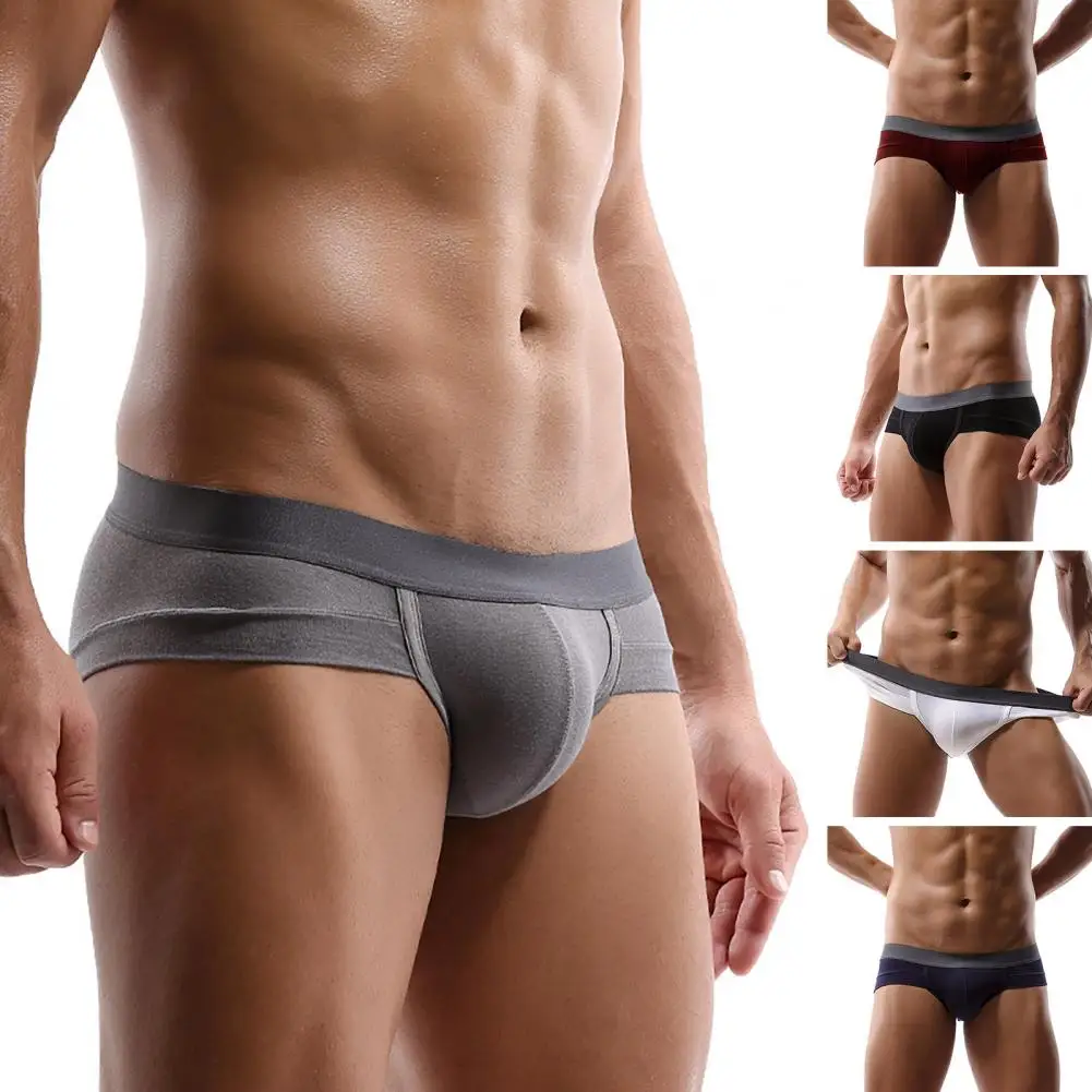 

Сексуальные шорты-боксеры, мужские сетчатые однотонные боксеры, нижнее белье с U-образной сумкой, дышащие мужские трусы с низкой талией