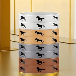 Horse Party Rubber Wrist Band Horse Enthusiast Derby Day Racecourse Hand Ring Horse Enthusiast Party Silicone Hand Ring Gift