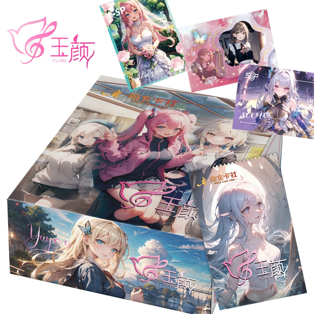 Anime Goddess Story Collection Cards Game Beautiful Woman Nakano Ichika Purity Maid Series Frosting Film Cards Kid Hobbies Gift