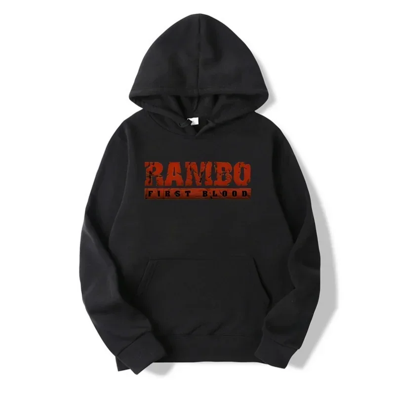 

Ontmoette Katoenen Hooded Sweatshirt for Men and Women 2K Unisex Sweater Print by Ontmoette Rambo Eerste Blaod and Ontmoette for