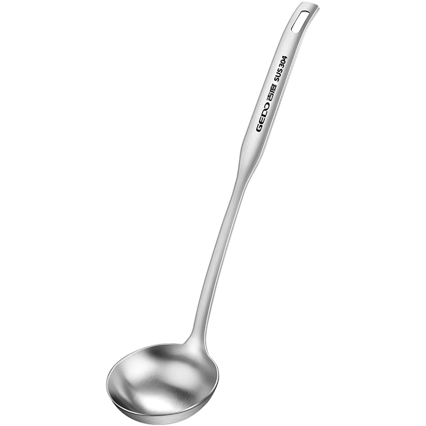 

Certification 304 Stainless Steel Soup Ladle And Colander 305mm Length Hotpot Serving Spoon Wire Polished Banquet Tableware