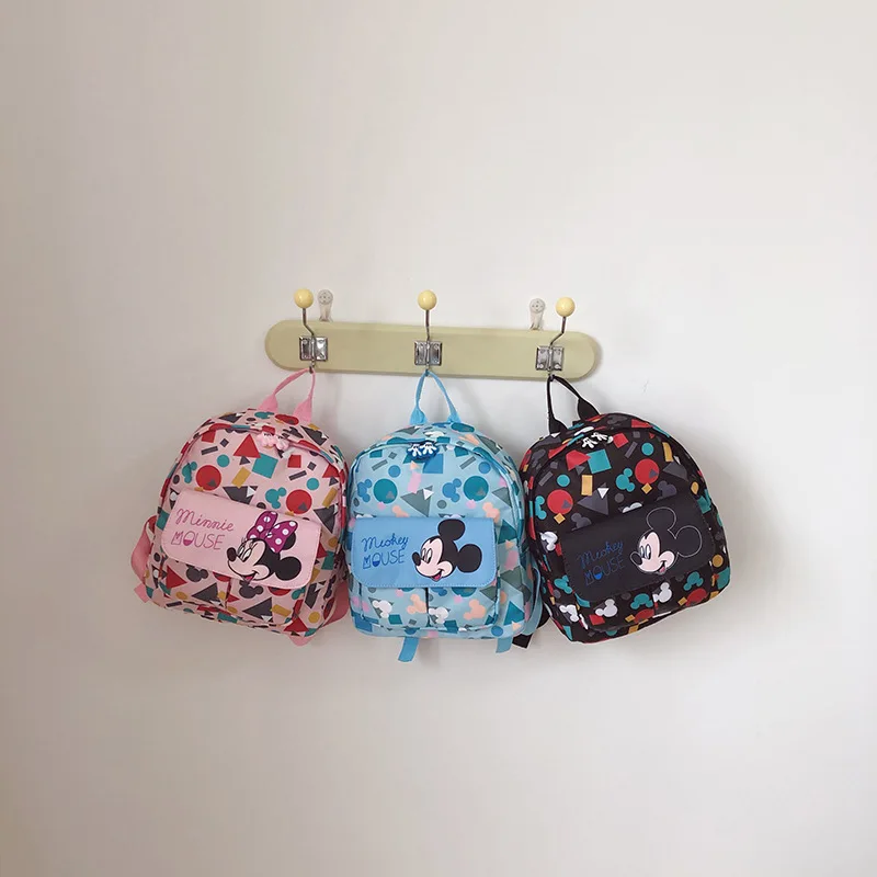 

Famous Disney Minnie Shoulder Bag New Children's Printing Backpack Cartoon Cute Kids Kindergarten Schoolbag