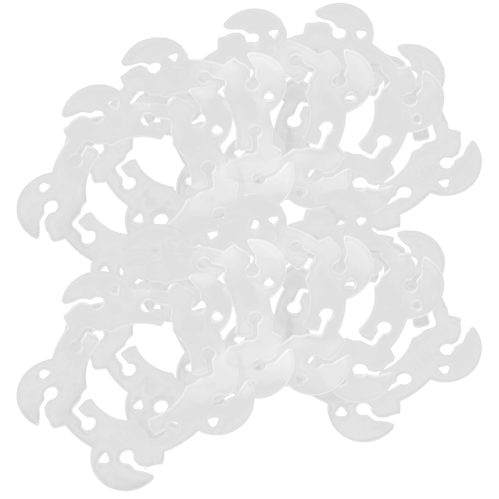 

100 Pcs Clips Balloons Holder Welcome White Arch Stand Wedding Accessories for Decorating