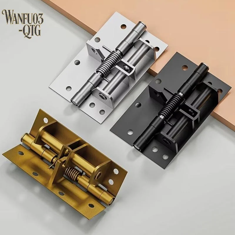 Hot Sale Detachable Spring Hinge Automatic Door Closer Multi Function Self Closing Furniture Hardware Accessories
