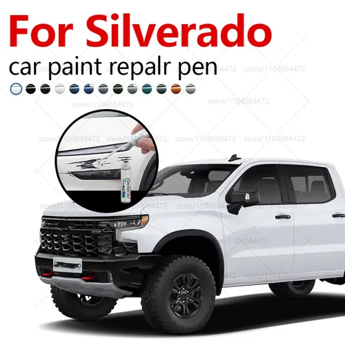 Pluma reparadora de pintura, eliminador de arañazos, accesorios DIY para automóviles, negro, blanco, rojo, para Chevrolet Silverado 1999-2025 T1XX Ultium BT1