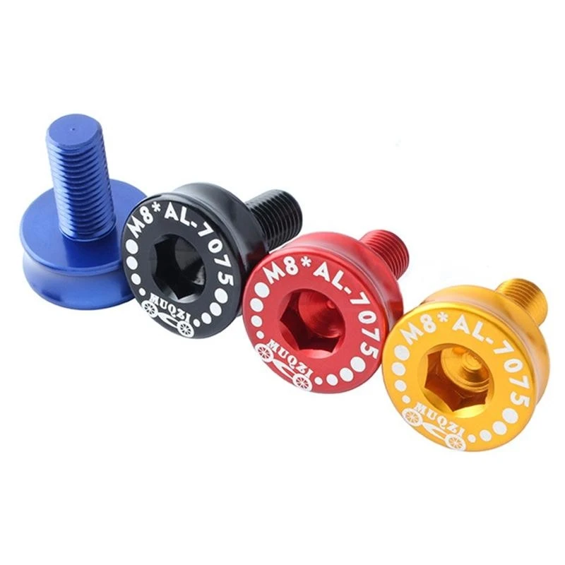 

1pc Aluminum Alloy Crankset Cycling Watertight Sealed Crank Nut Crank Screw