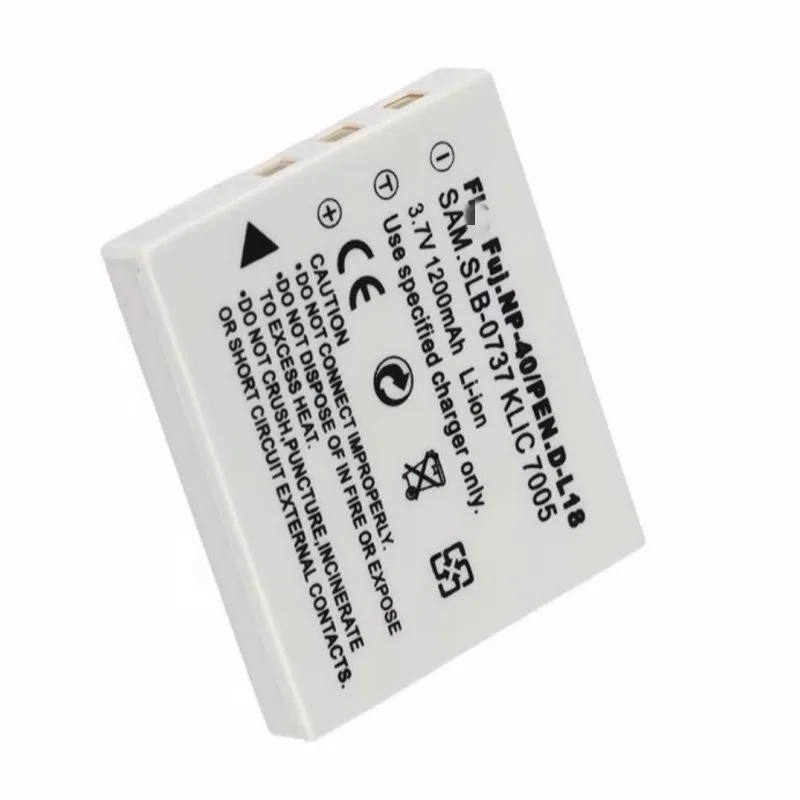 FNP-40 Replacement Battery 1200mAh for Fujifilm Instax Mini 40 50S 90 70 F402 Z1 F710 Instant Camera Full Decode