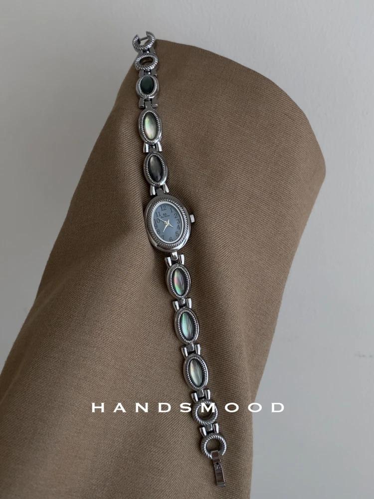 

Elegant women's watch with oval dial, stylish and sophisticated look; a suitable item for women and a gift for women.