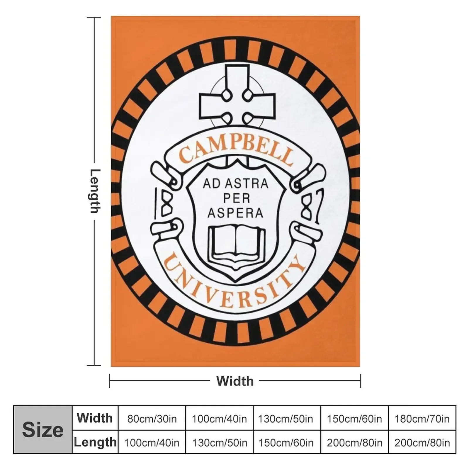 Campbell University Throw Blanket Large Comforter for winter Soft Beds Fashion Sofas Bed Fashionable Blankets