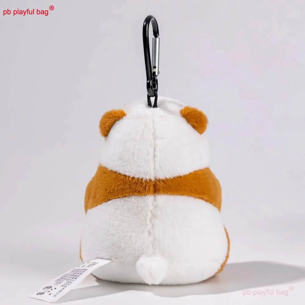 13cm mini bonito pequeno panda animal mochila pingente brinquedos de pelúcia chaveiro macio pelúcia boneca decorativa presente aniversário para o miúdo zg235