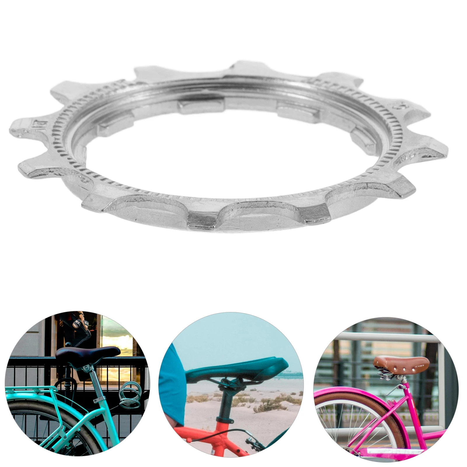 

12T Flywheel Patch for Road Bike Mountain Parts Single Bicycle Fixed Gear Hub Cassette Bike Sprocket Riding Supply