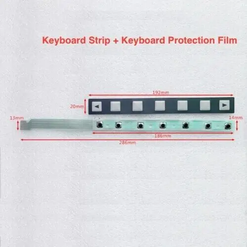 For 7 KEY A86L-0001-0298 A98L-0005-0252 Membrane Keypad+Cable Flex Switch