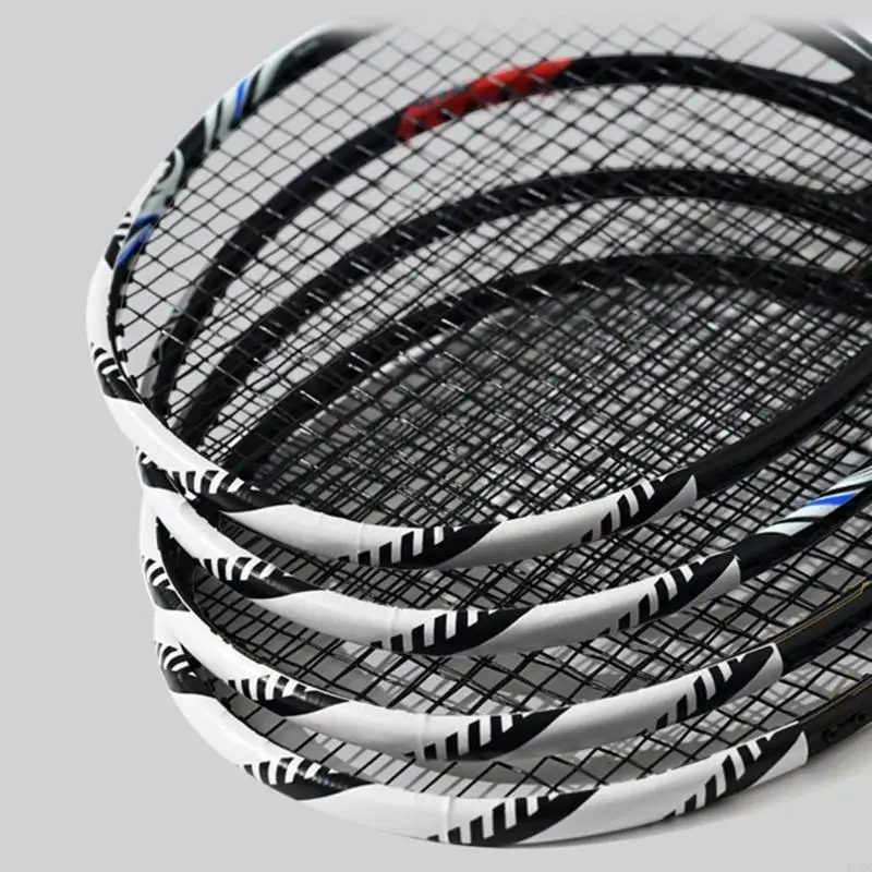 2Pcs Tennis Rackets Paddle Head Protections Tape Sticky Racquet Head Guard Protections Tape Sticker Easy Use