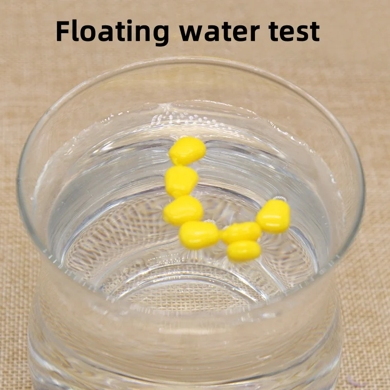 Silicone Corn  Soft Bait 100pcs Floating Water Corn Carp Fishing Lures With The Smell Of Artificial Rubber Baits Fake Bait image 5