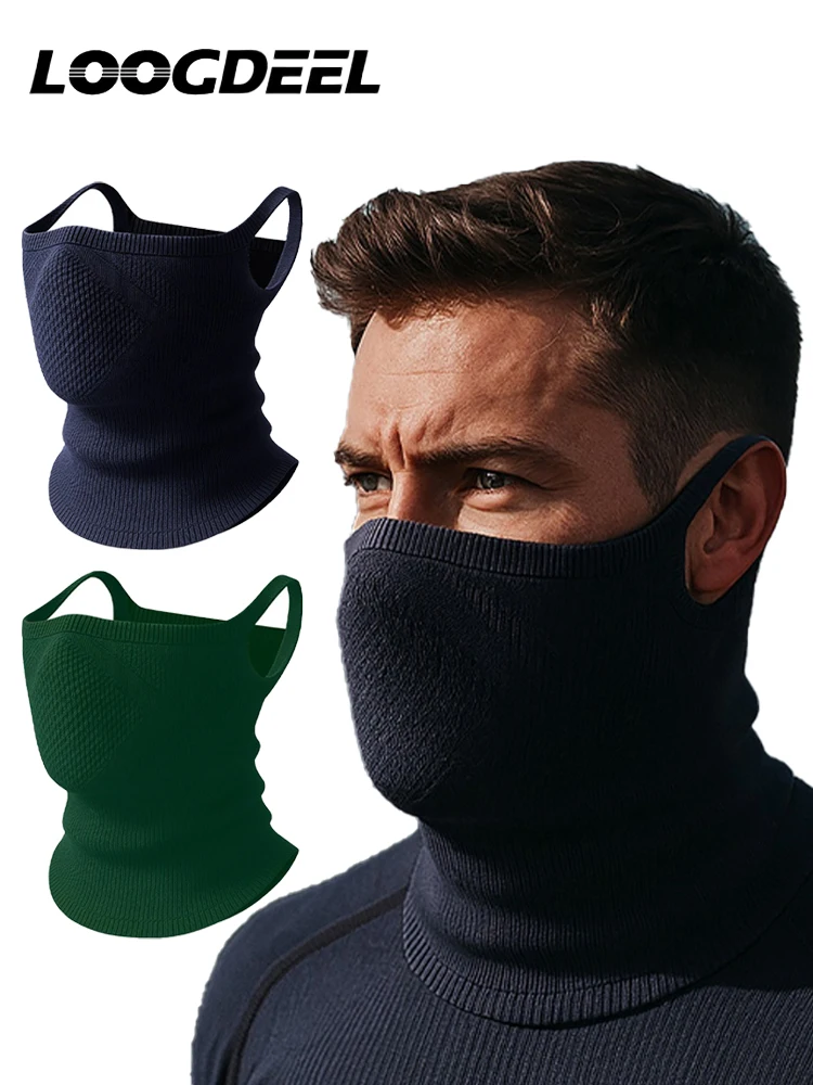 AliExpress LOOGDEEL 1PCS Hiking Camping Running Neck Gaiter Winter Sport Bandana Breathable Cycling Bike Face Cover Reusable Masks