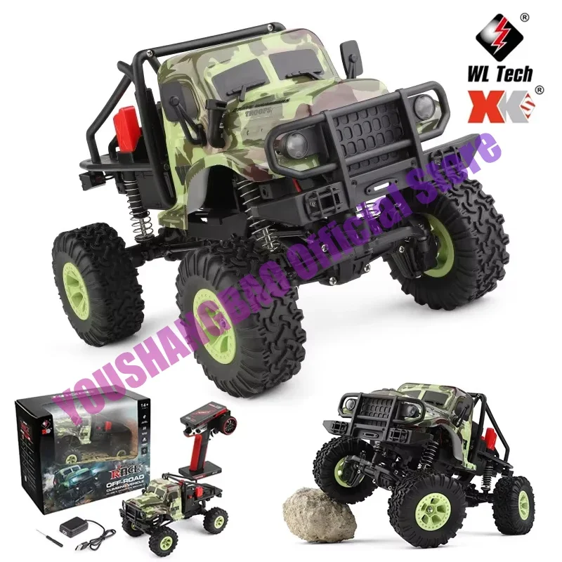 

WLtoys 184021 Rc автомобиль 4WD электрический внедорожник для скалолазания в масштабе 1:18 дистанционное управление высокоскоростной гусеничный автомобиль для скалолазания игрушки для детей