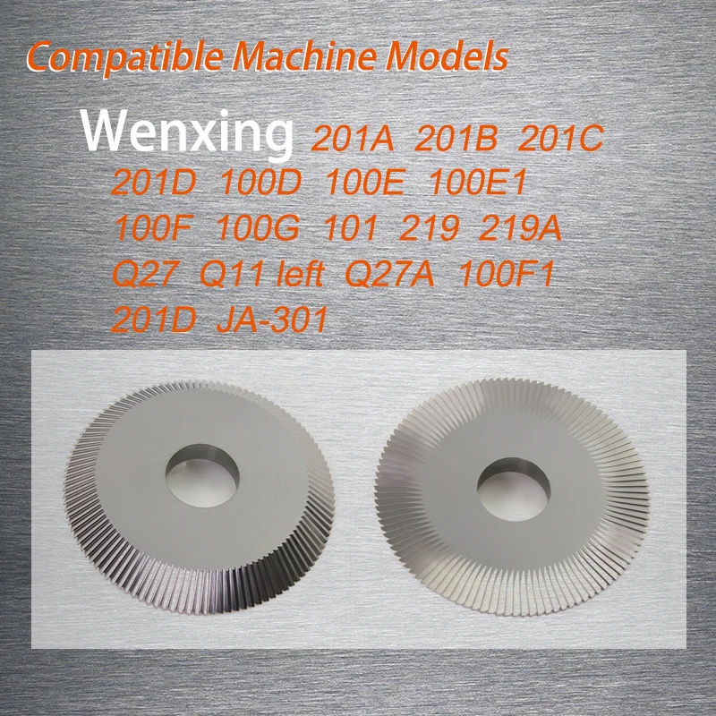 Vhm Fräsen Cutter Schlosser Werkzeug Kompatibel mit Wenxing 233-A 233-B 217 100-A JZ-300 283-D 232 schlüssel Schneiden Maschine