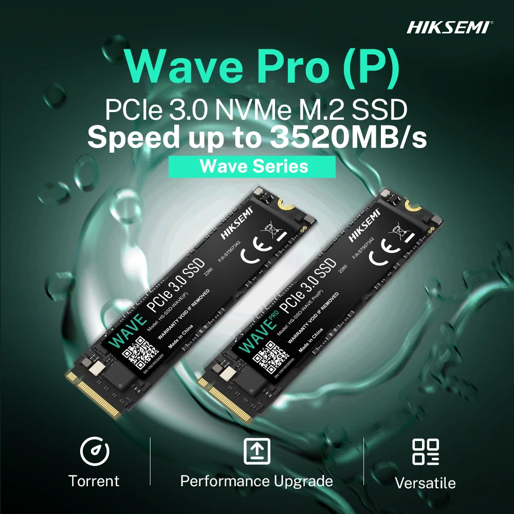 HIKSEMI WAVE Pro(P) 3500MB/s M2 SSD NVMe 256GB 512GB 1TB M.2 PCIe 3.0 2280 노트북 데스크탑용 내장 솔리드 스테이트 드라이브