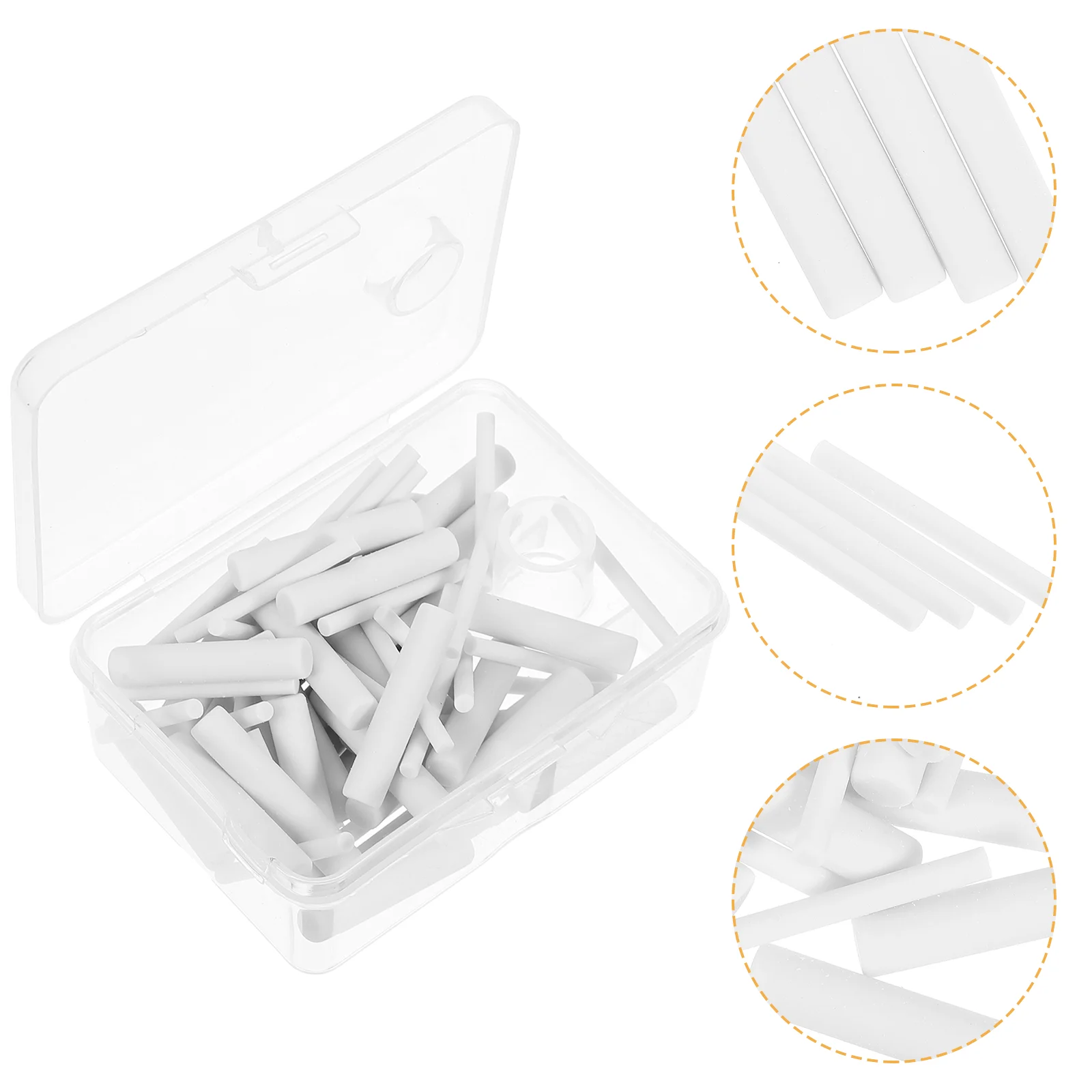 

70Pcs Electric Eraser Refills Convenient Eraser Replacements Sketch Drawing Eraser Cores sketch smudge erase tool