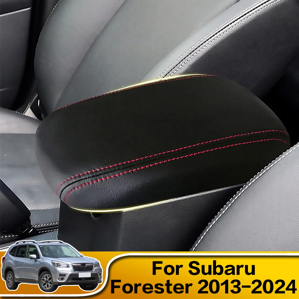 

1PCS Car Interior Decorative Accessories Armrests Box Cover For Subaru Forester 2013 2014 2015 2016 2017 2018 2019 2020-2024