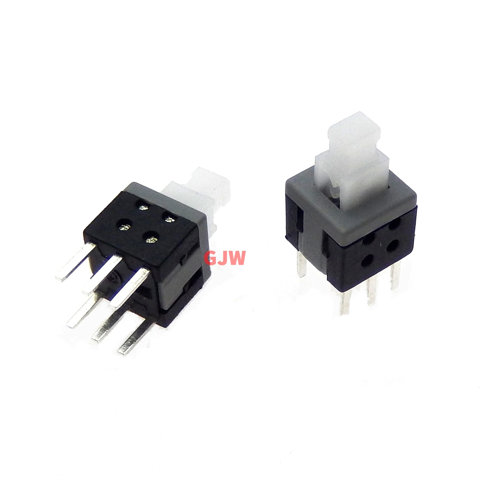 10PCS/LOT 5.8x5.8 7x7 8x8 8.5x8.5mm Self Locking / UNlock Push Tactile Power Micro Switch 6 Pin Button Switches