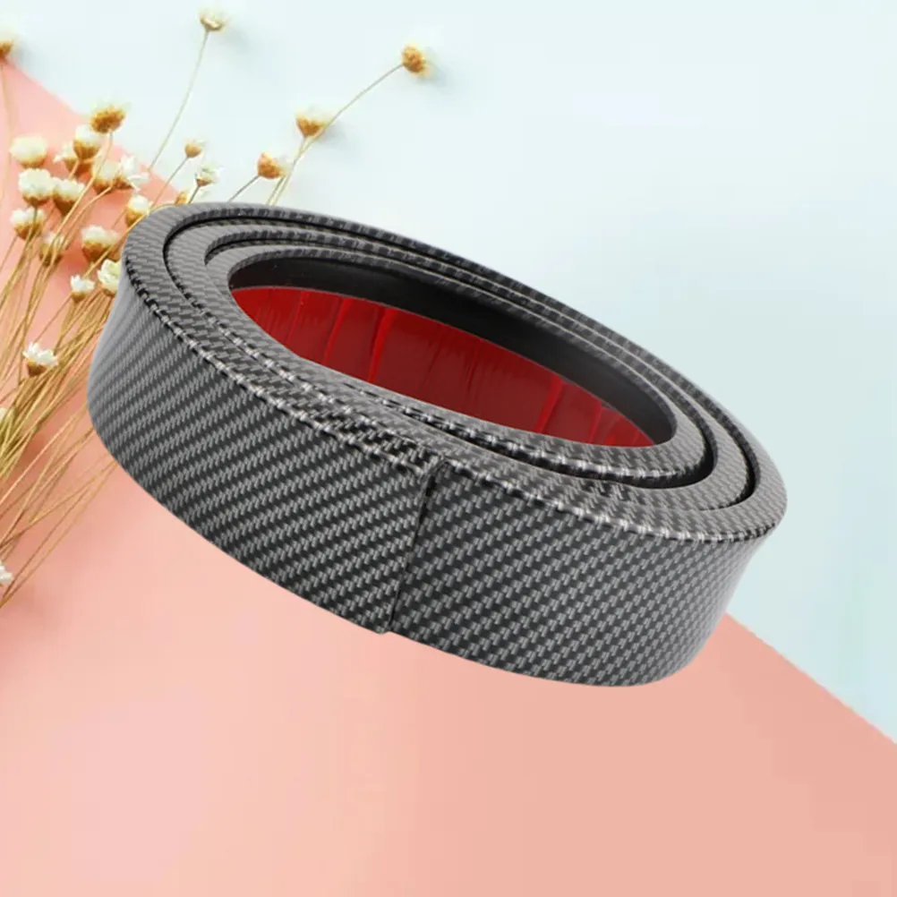 4.5cm X 1.5m Universal Wheel Brow Strip Black Red Flexible Weatherproof Car Wheel Protector Mud Scratch Guard for All Vehicles