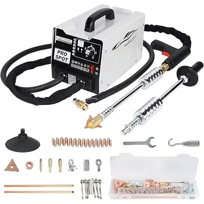 for Car Body Repair Shop Spot Welder Machine Body Dent Puller Dent Repair Kit — купить у AliExpress WW