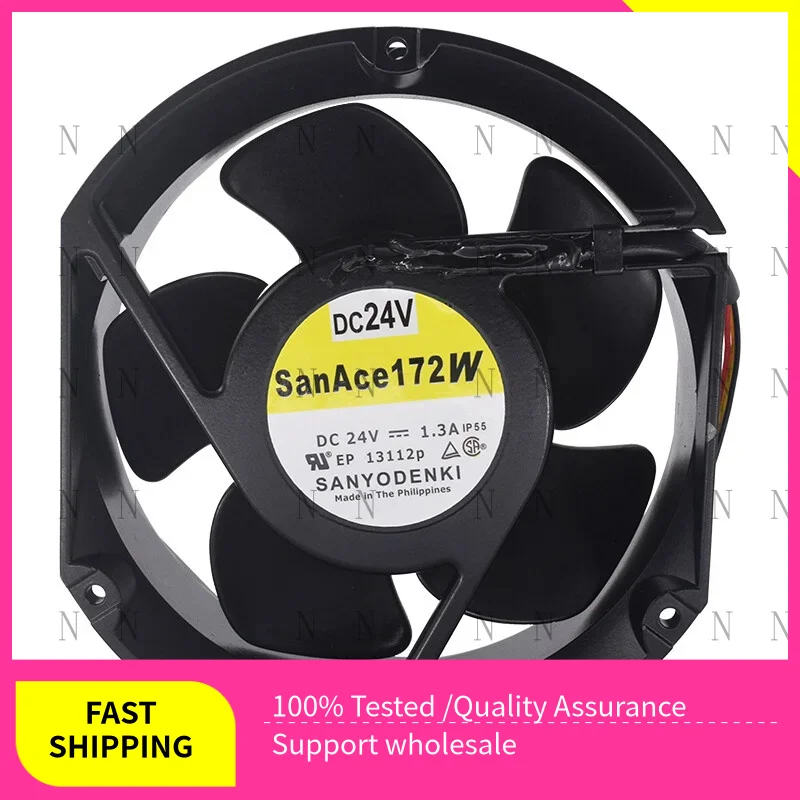 

YJJ High Quality FOR Sanyo Cooling Fan 9WE5724K501 24V 1.3A