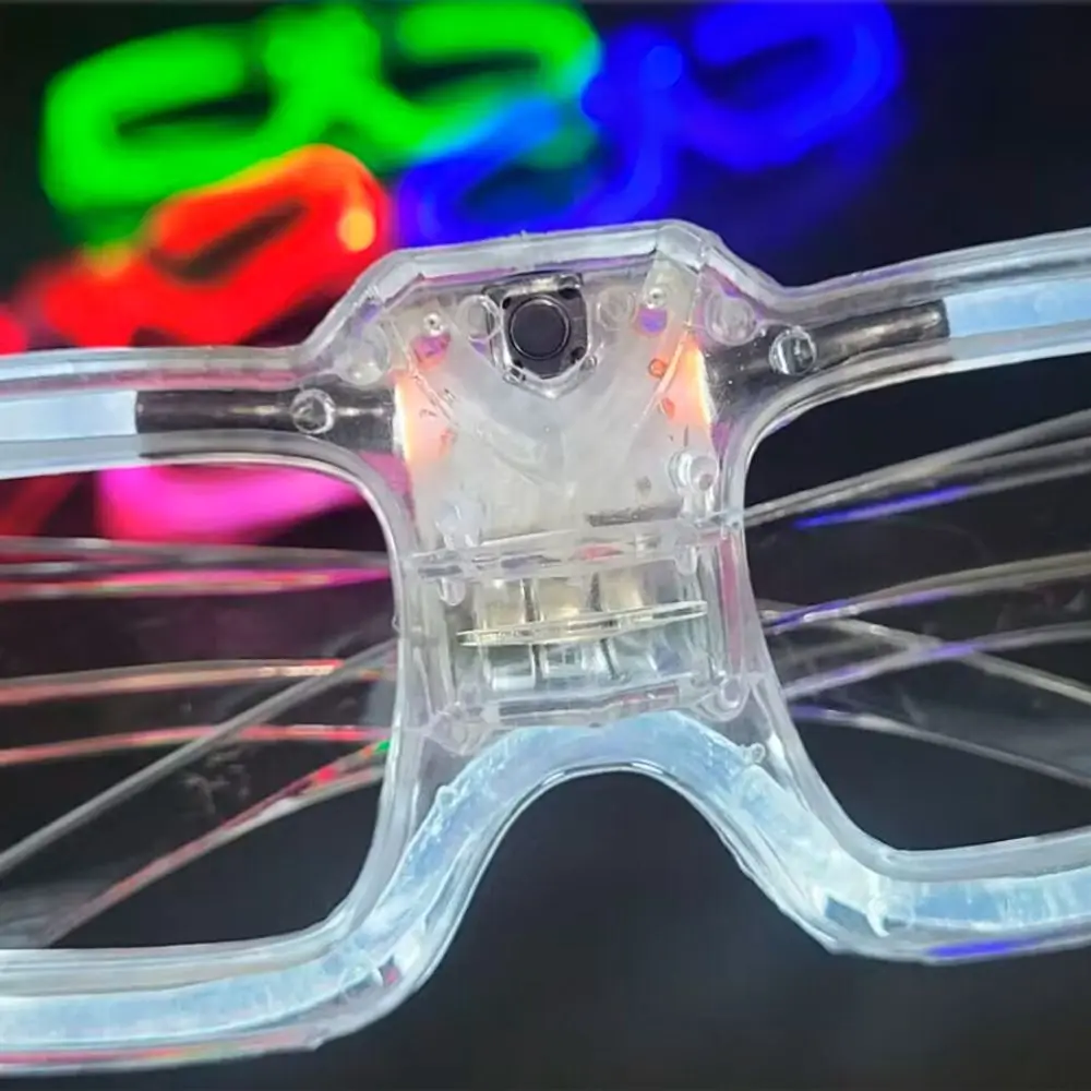 الحفلة الدعائم LED نظارات توهج في الظلام الكبار مصراع ظلال نظارات مضيئة نظارات توهج العصي نظارات نظارات وامض
