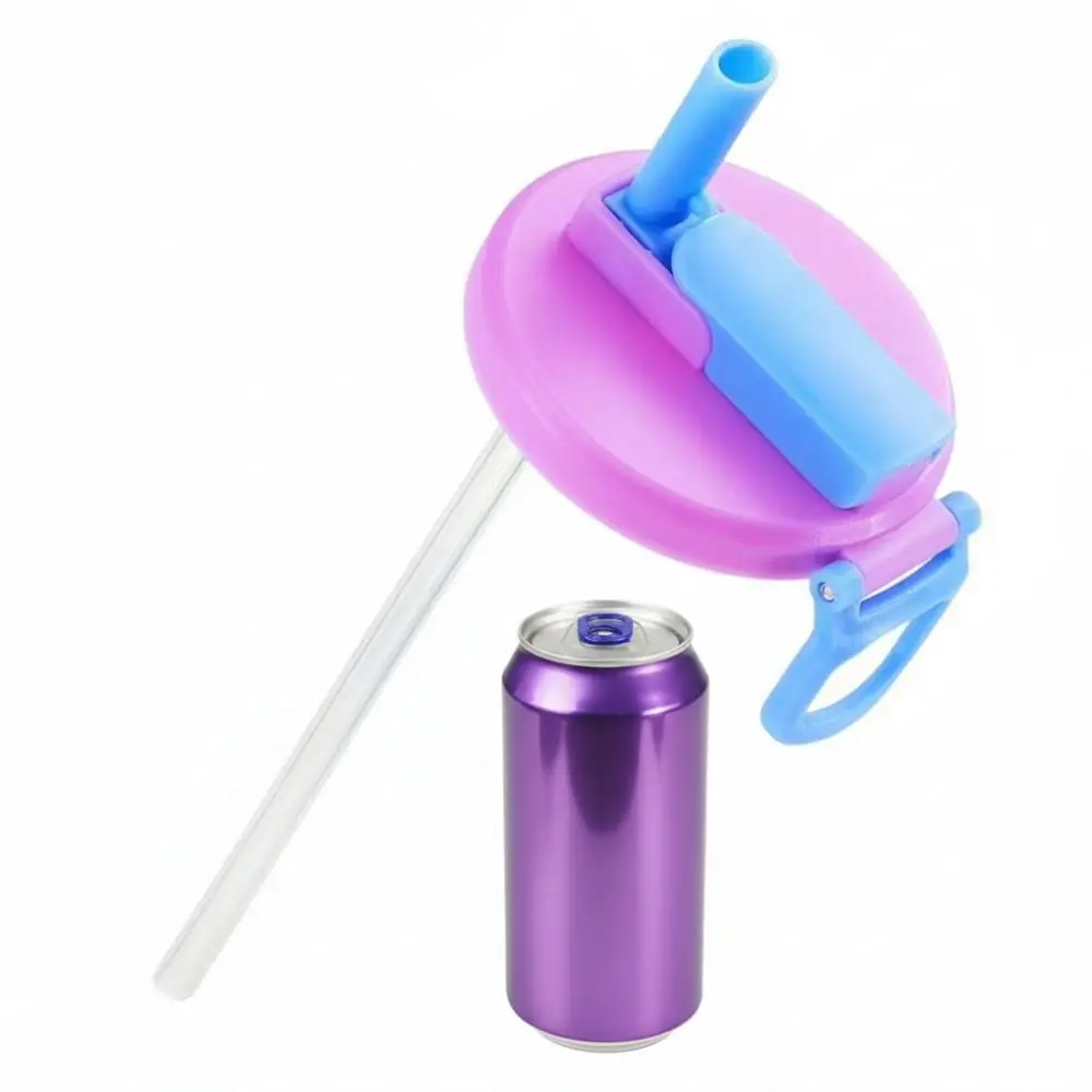 Fashion Plastic Soda Can Lids Splash Proof Cup Lid Can Covers For Soda Juice Beer Water Bottle Cover for Canned Beverage