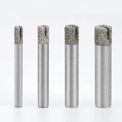 6-12mm Brazing Diamond Router Engraving Cutters Flat-Bottom Milling Bit Slot Cutting Tool CNC Straight Groove Endmill for Stone