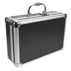 Aluminum Alloy Toolbox Multiple Tool Organizer with Coded Lock Portable Tool Case Safety Equipment Storage Box Makeup tools case
