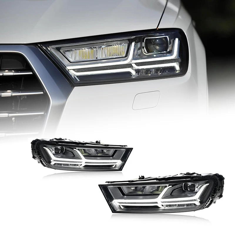 

Car Led Headlight For Audi Q7 4L 4M 2016-2019 Assembly Modification of Aircraft LED Daytime Running Lights and Turn Signals