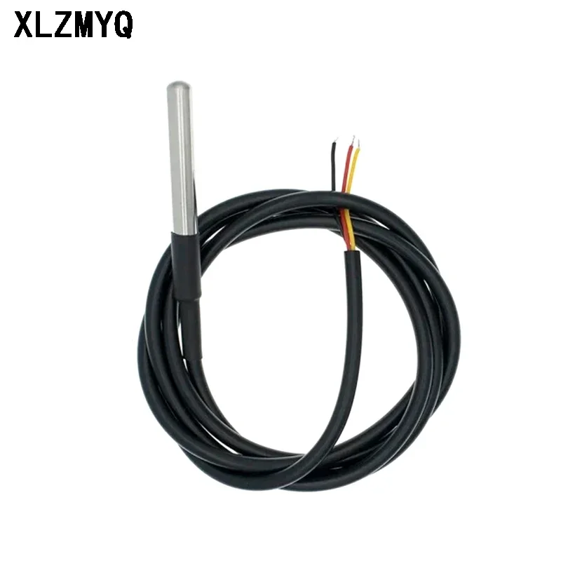 DS18B20 10M Waterproof Digital Temperature Temp Sensor Cable Probe 18b20 10 Meter Cable Probe Temperature Sensors DIY Tools