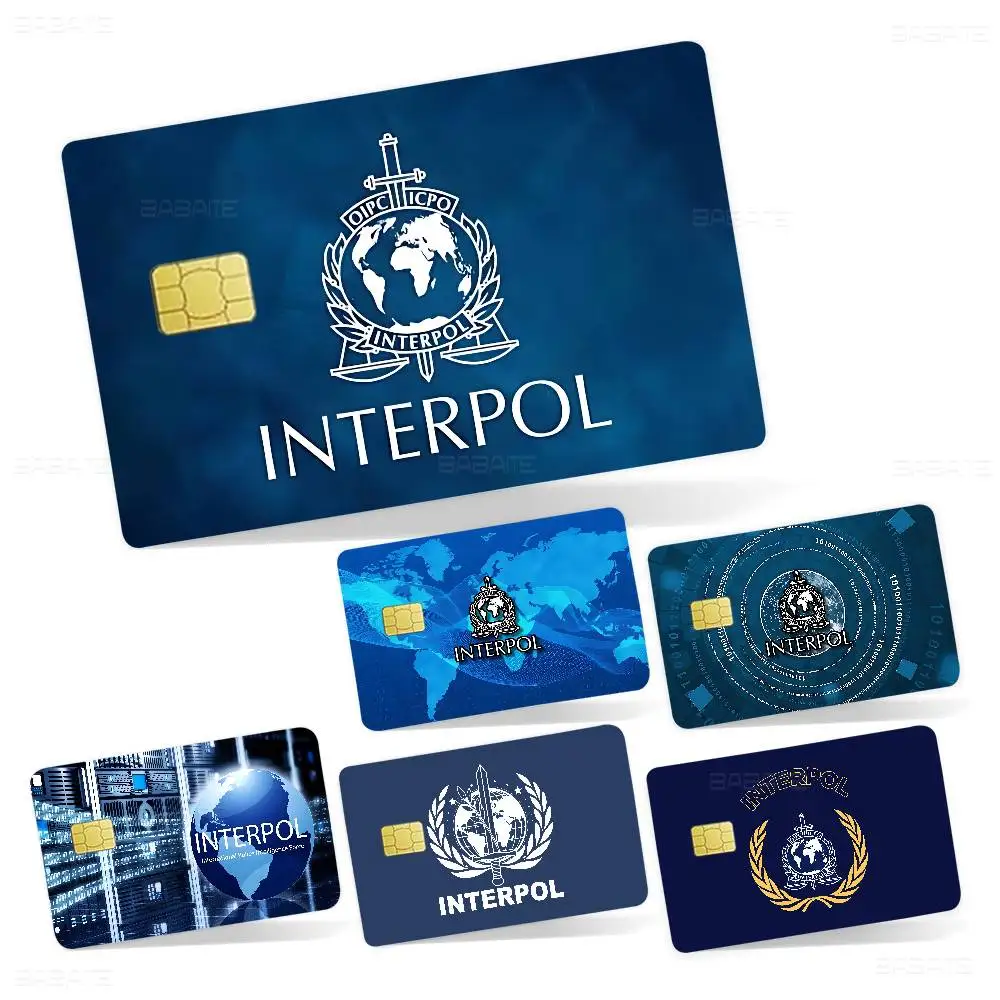 I-Interpol Anime Young Creidt Card Debit Card Sticker Film Case Front Tape for Small Big Chip No Chip