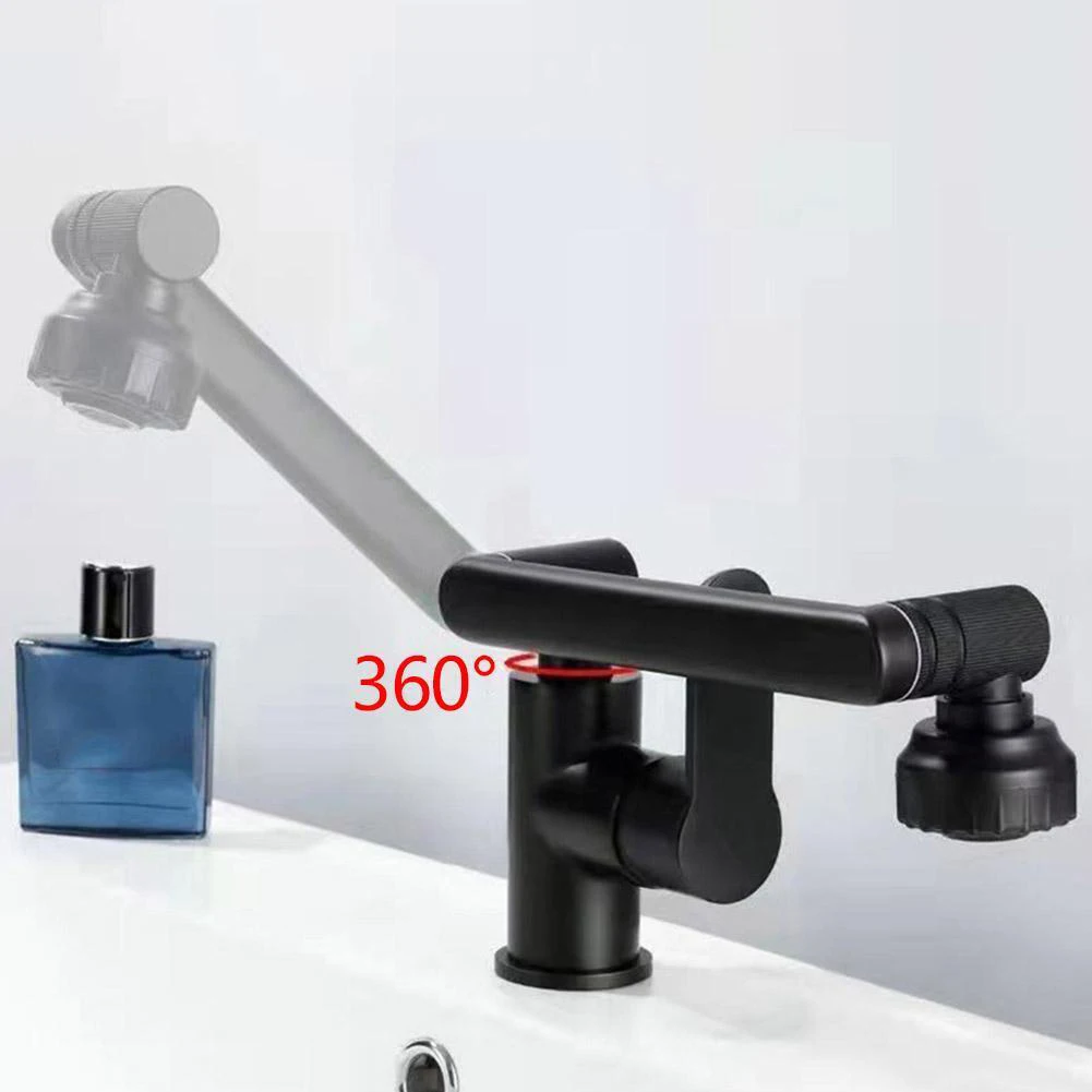 Basin Sink Faucet Mixer Tap 1080 Degree Swivel Hot Cold Water Kitchen Bathroom Tap Mixing Faucet New Practical