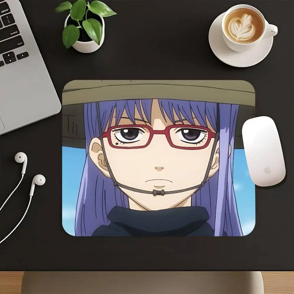 Sarutobi Ayame Anime Cartoon Characters Small LockEdge Mouse Pad For Gamers Computer Desk Pad Rectangular Anti-slip Rubber