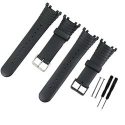 Rubber Strap Suitable for Suunto Vector Men's  Wristband Outdoor Sports Waterproof Watch Band Buckle Screw Tool