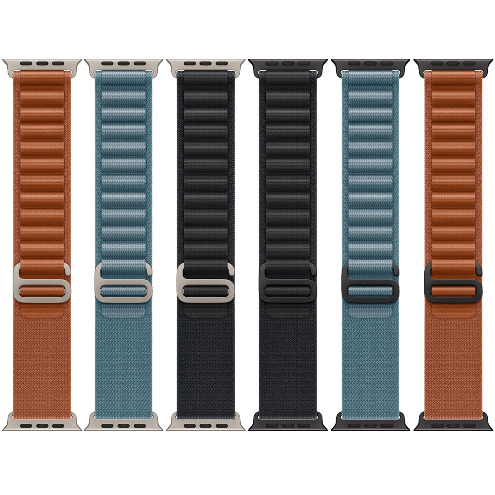 Alpine Loop Armbänder für Apple Watch Ultra 3 2 49mm 46mm 45mm 44mm 41mm 46mm 42mm Correa iWatch Series 11 10 9 8 7 6 5 SE 3