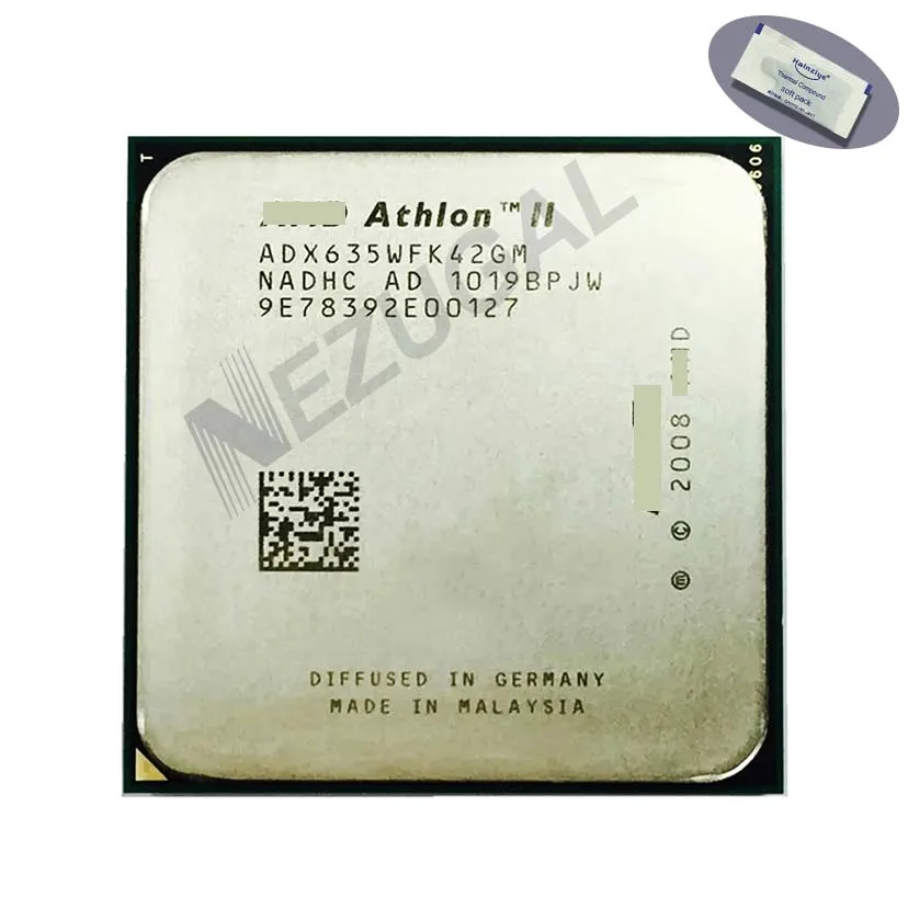 Athlon II X4 635 X4-635 ADX635WFK42GM ADX635WFGMBOX 2.9 Ghz Quad Core 2M 95W Socket AM2+ Socket AM3 CPU processor