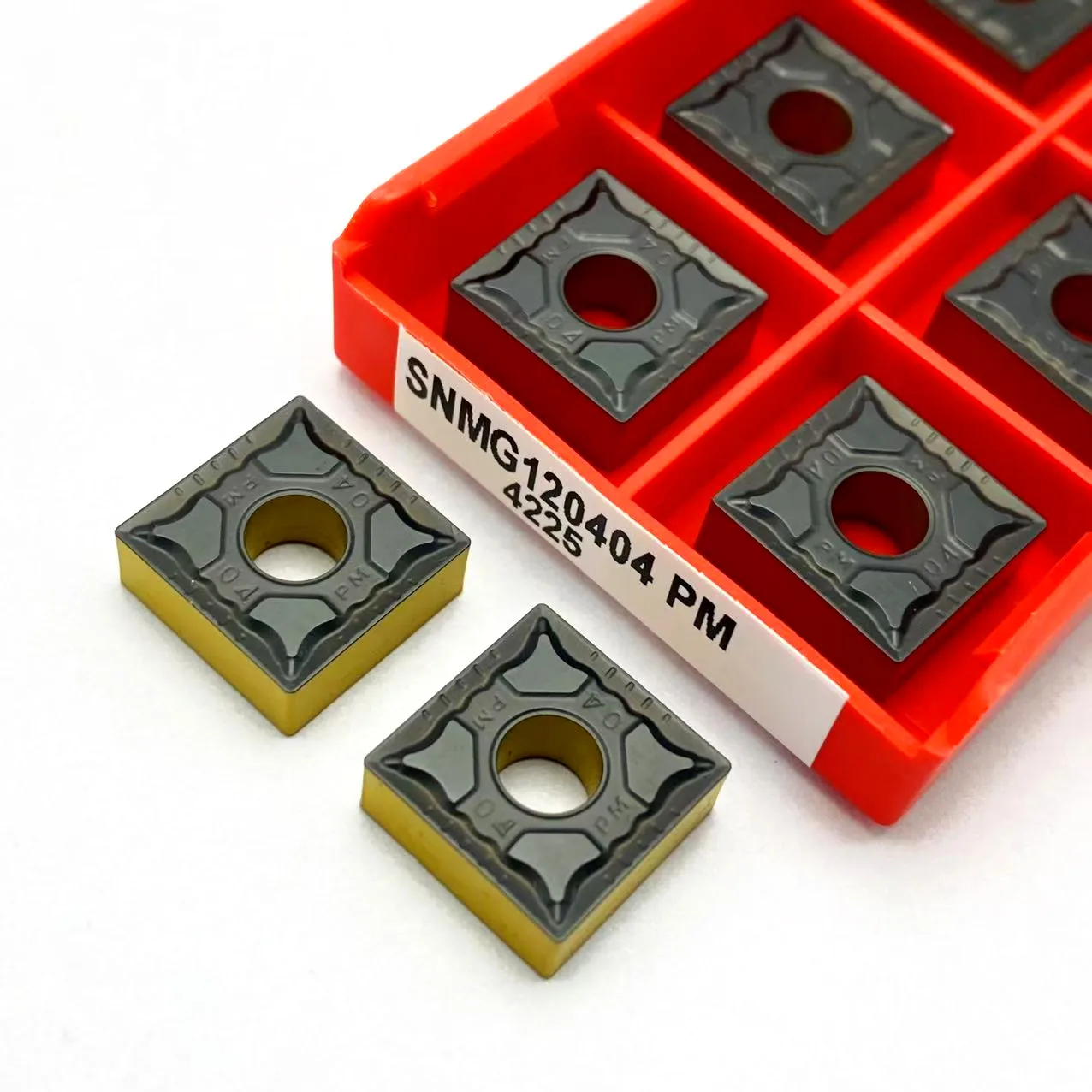 SNMG120408 PM 4225 SNMG120404 PM 4225 4240 High quality hard alloy turning inserts for stainless steel and steel CNC parts