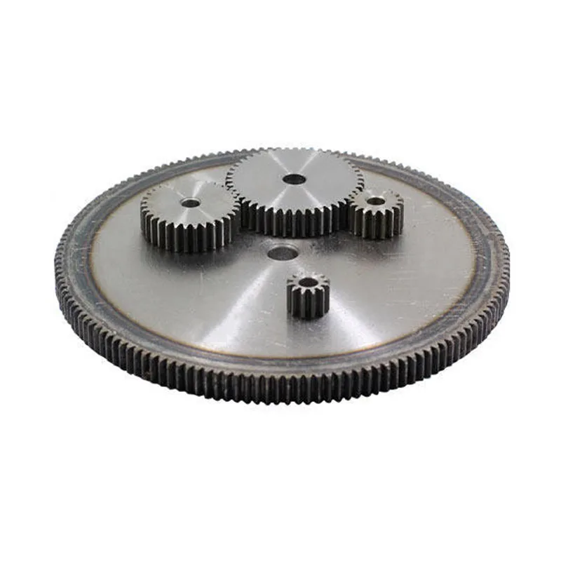 1pc 1M 8T-200T Spur Gear Thickness 10mm 45 Steel Cylindrical  Gear 1Mod 8 Teeth To 200 Teeth Process Bore