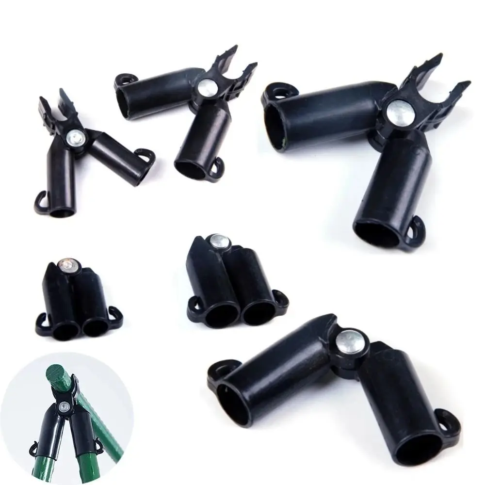 10pcs Adjustable A-type Grip Clip Fixed Socket Awning Pillar Plant Support Rod Expandable Fence Climbing Vine Bracket