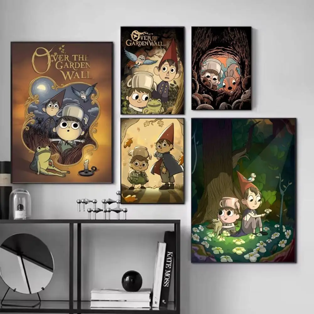 Anime Over the Garden Wall Posters Fancy Wall Sticker for Living Room Bar Decoration Wall Decor