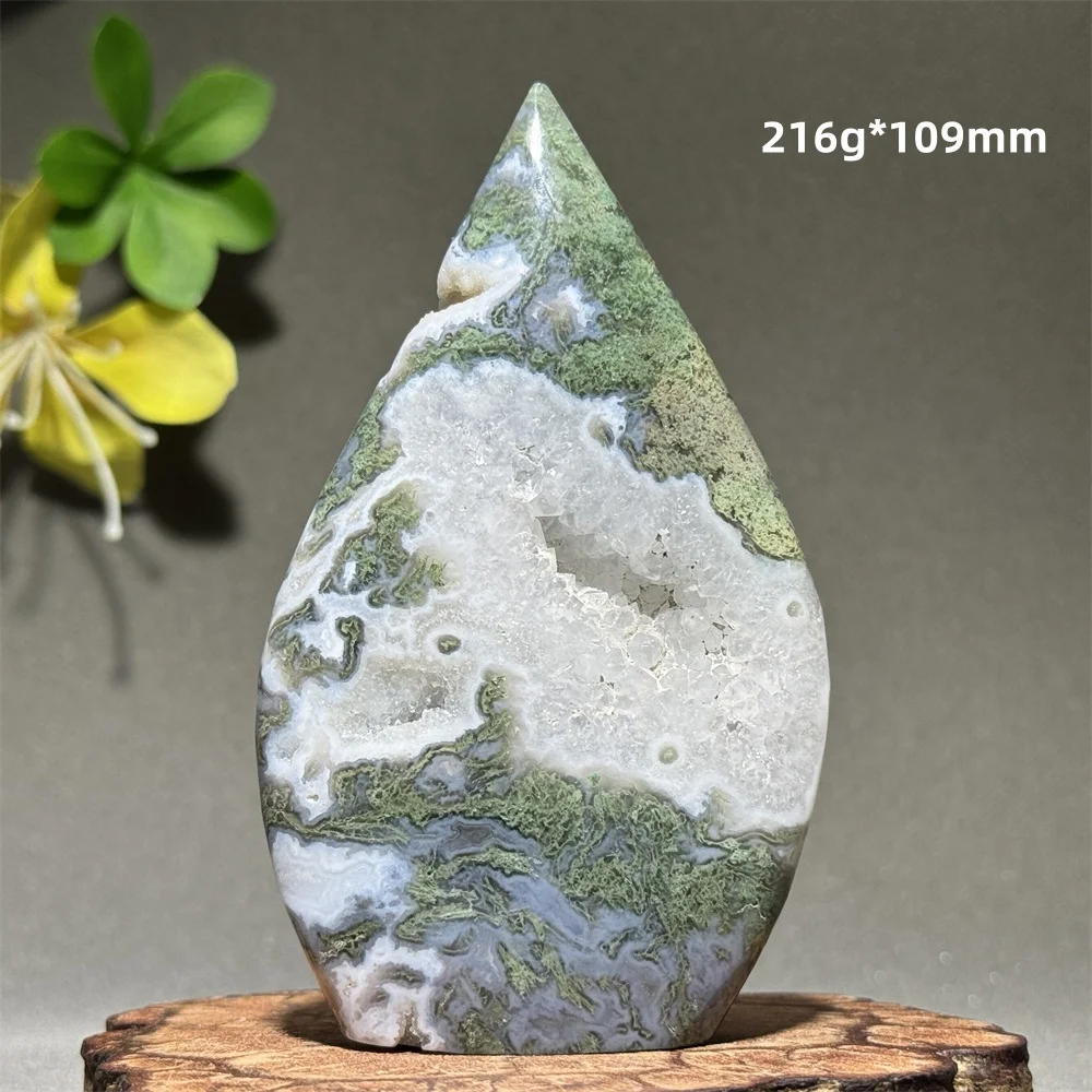 Natural Minerals Rocks Aquatic Plants Moss Crystal Clusters Agates Free-Form Torches Home Decoration And Healing Energy Gems