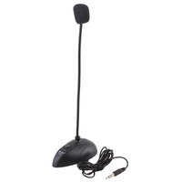 Universal Portable 3.5mm Mini Flexible Stand Microphone Hand Free Wired Microphone Audio Mic For PC Desktop Laptop Lound Speaker