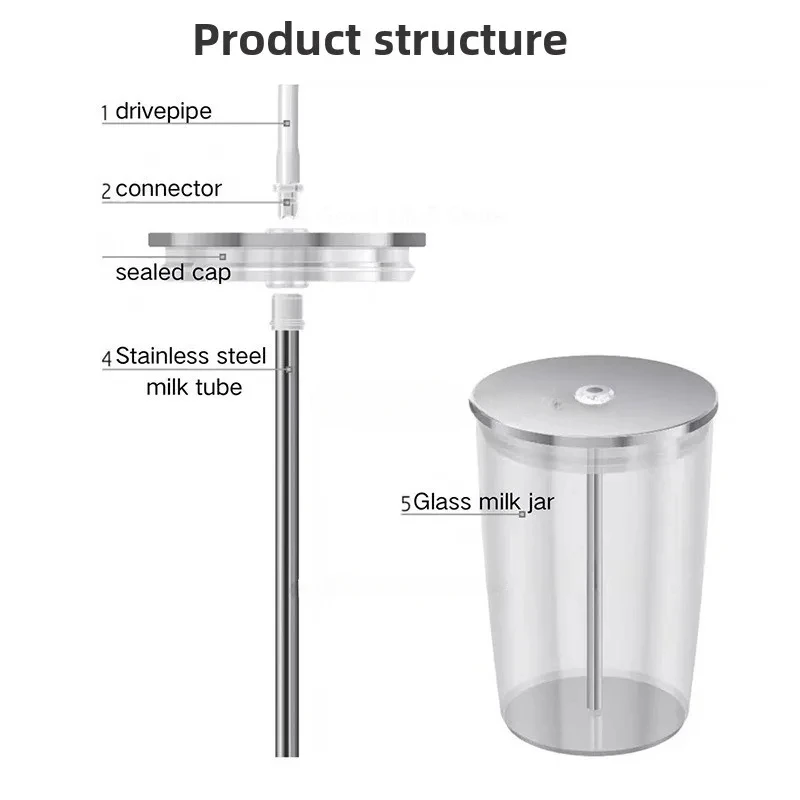 Apply To Yourui Jura Coffee Machine Glass Milk Cup Pot Milk Foamer HP3/1/2 Accessories ForENA8 Z6X3X7